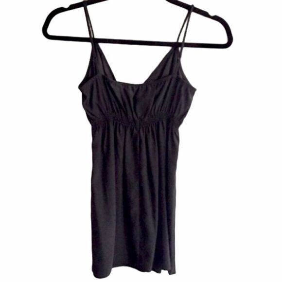 TWELFTH STREET by CYNTHIA VINCENT Silk Sleeveless Cami Tank Black XS - Picture 2 of 5